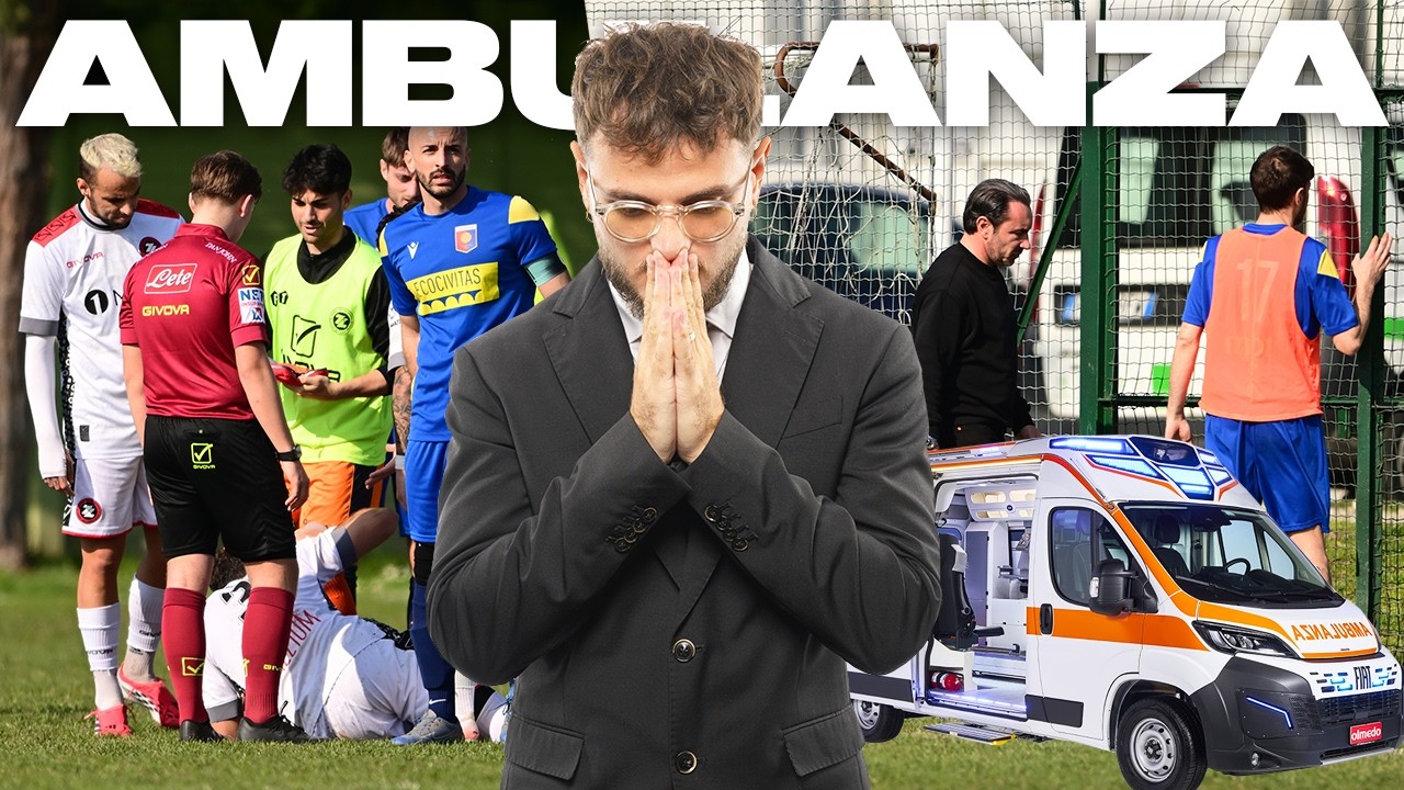 🚑⚽️ ARRIVA L'AMBULANZA per UNO DI NOI! TRASFERTA da PAURA in SECONDA CATEGORIA!