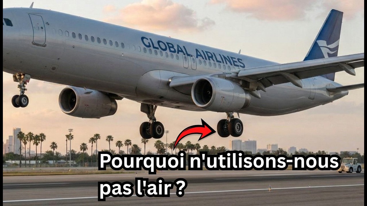 Pourquoi n'utilisent-ils pas d'air pour gonfler les pneus de l'avion ?
