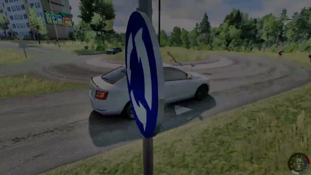 Škoda Octavia 1.8 in Polish - Beamng Drive