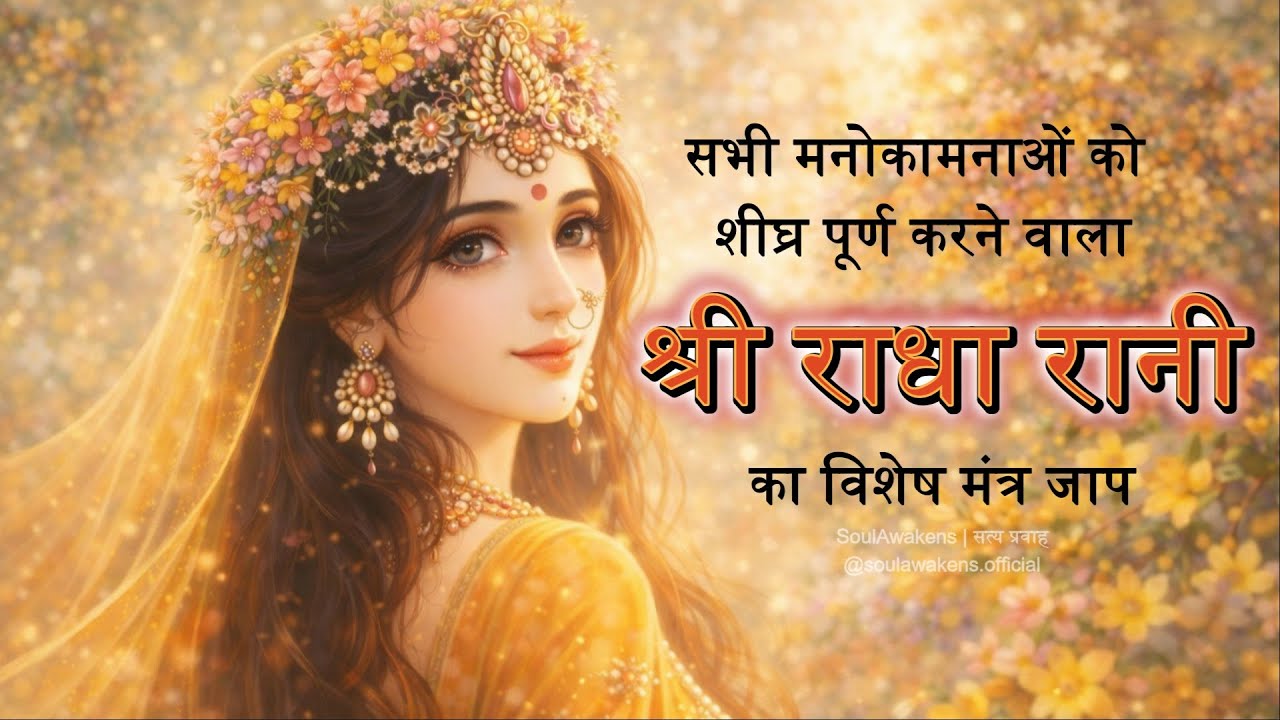 सभी मनोकामनाओं को शीघ्र पूर्ण करने वाला श्री राधा रानी का विशेष मंत्र जाप | Shri Radha Rani 28 Naam
