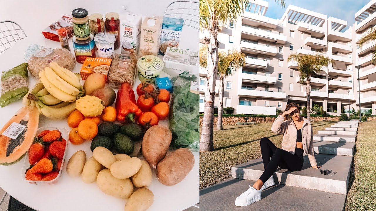 Traveling to Spain + Vegan Grocery Haul (vlog)