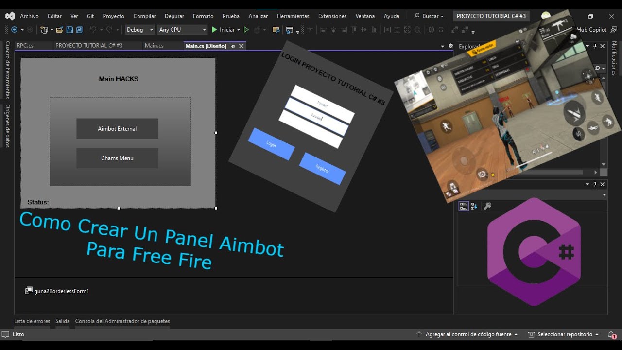 Cómo crear tu propio Panel Aimbot en C# con RPC y Login