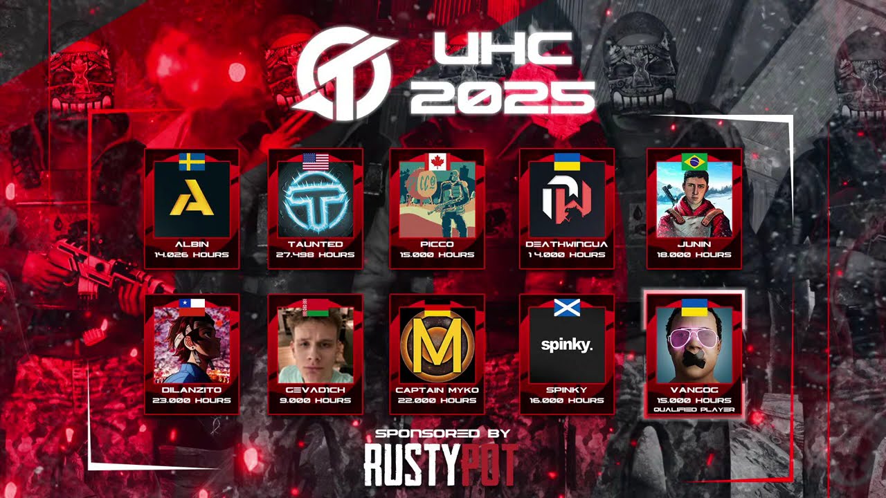 The FIRST Rust eSports Tournament (Rust $1,000 UHC)