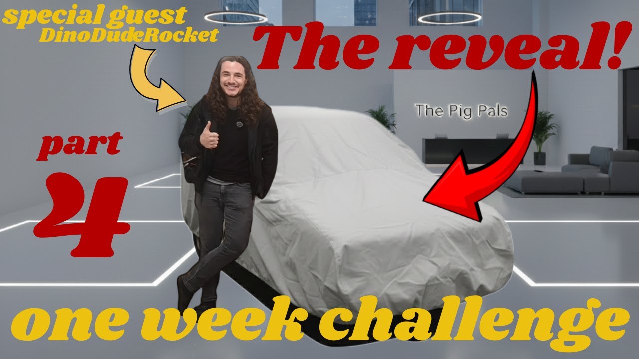 THE BIG REVEAL! Tears of joy or cries of regret? One week challenge finale with @DinoDudeRocket