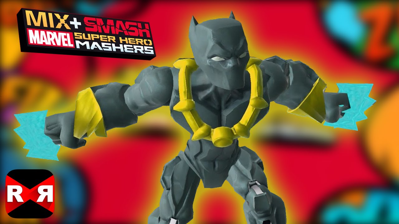 Marvel Super Hero Mashers - Black Panther - Mix+Smash - iOS / Android Gameplay