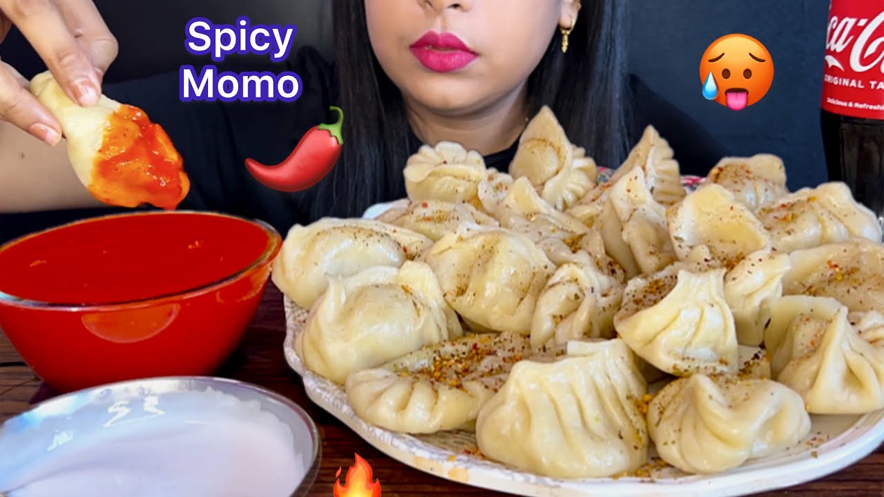 EXTREME SPICY MOMOS EATING CHALLENGE | MOMO CHALLENGE | STREET FOOD CHALLENGE | MUKBANG ASMR EATING