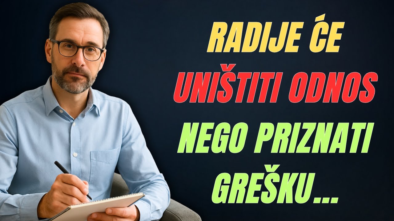 Narcis ne želi razgovarati o odgovornostima - Psiholog otkriva