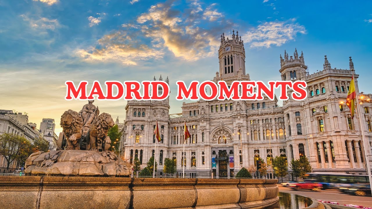 Madrid – Cinematic City Views & Relaxing Music  #travelinspiration #relaxingvideo