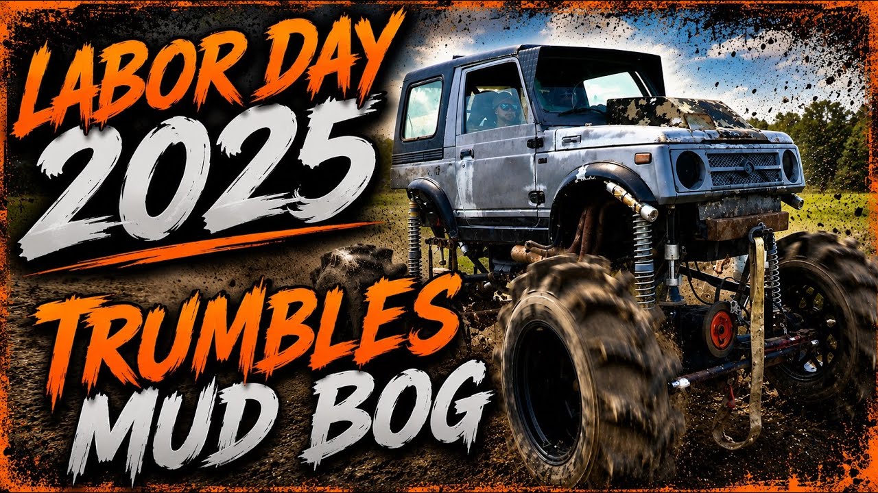 Trumbles Labor Day Mud Bog 2025 - Large Field Swamp Bogging 