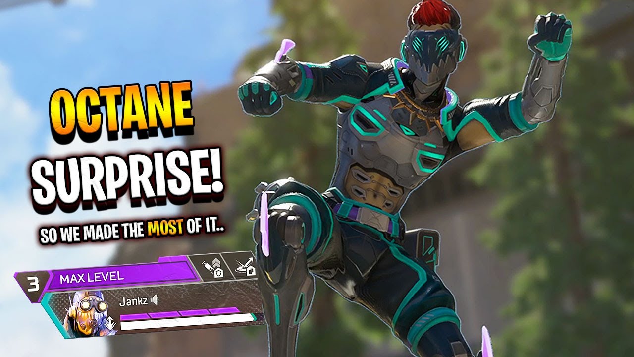 an unexpected Octane surprise in Apex Legends..