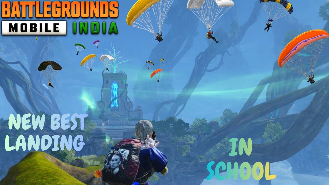 NEW BEST LANDING IN SCHOOL | BGMI GAMEPLAY 🔥