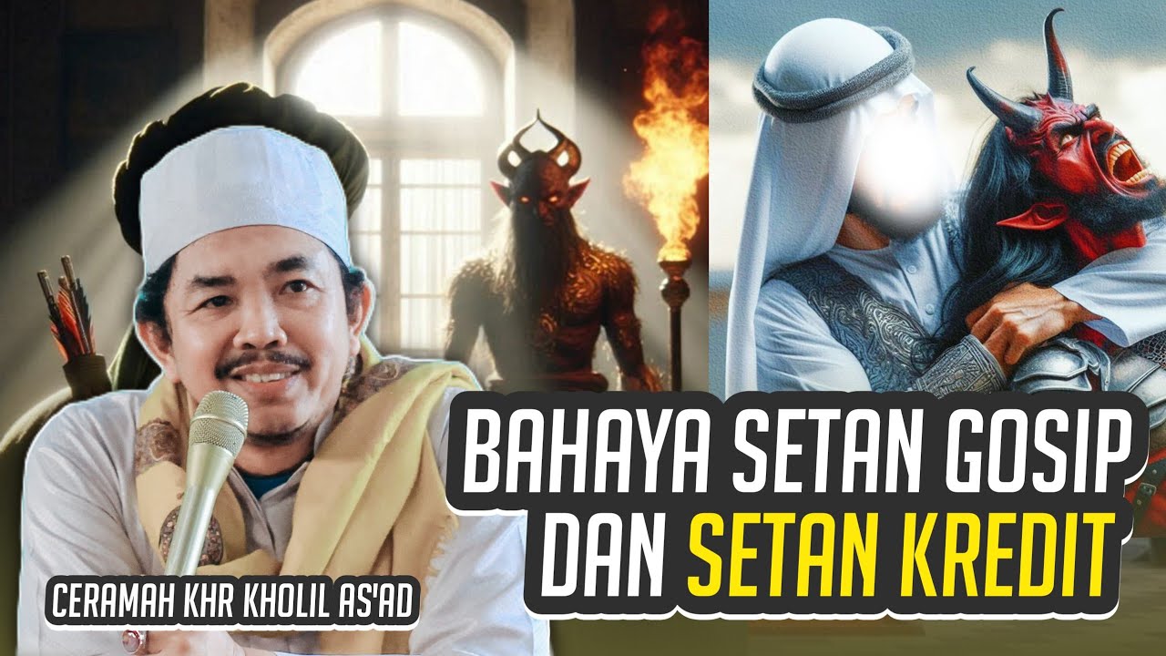CERAMAH KHR KHOLIL AS'AD TERBARU - BAHAYA SETAN GOSIP DAN SETAN KREDIT