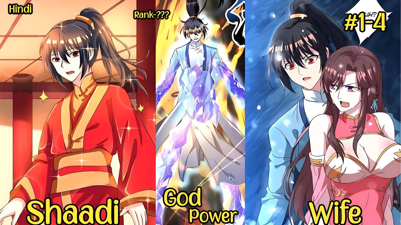 [1-4]  The Mysteries of He A Curse Cultivation System Explain In Hindi | #newmanhwa​ #newmanga​ 