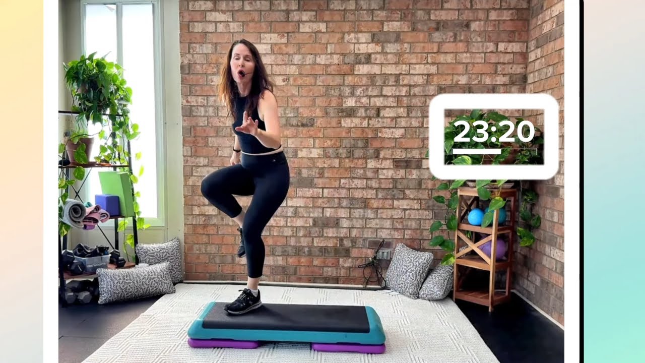 Basic Step Aerboics + Bodyweight Sculpt | 30-Minute Low Impact Strength & Cardio Workout