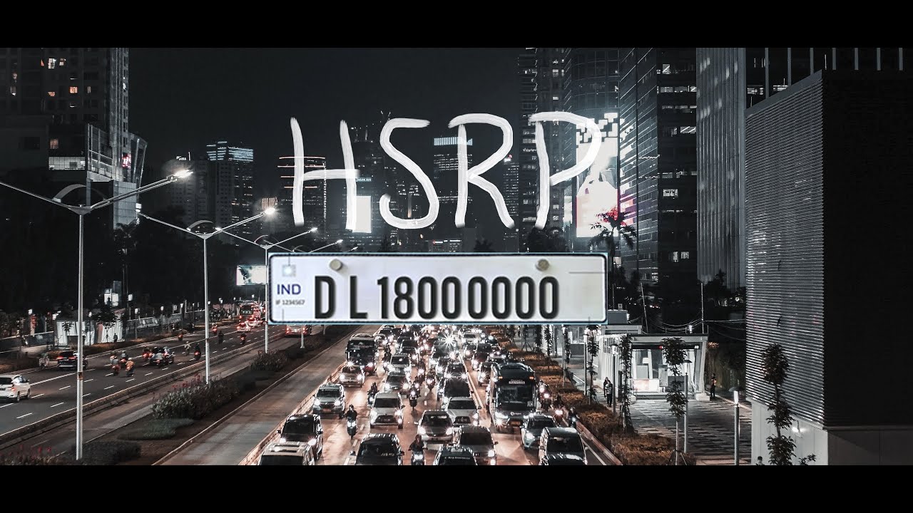 High Security Registration Plate (HSRP) - How to get it in Karnataka/India