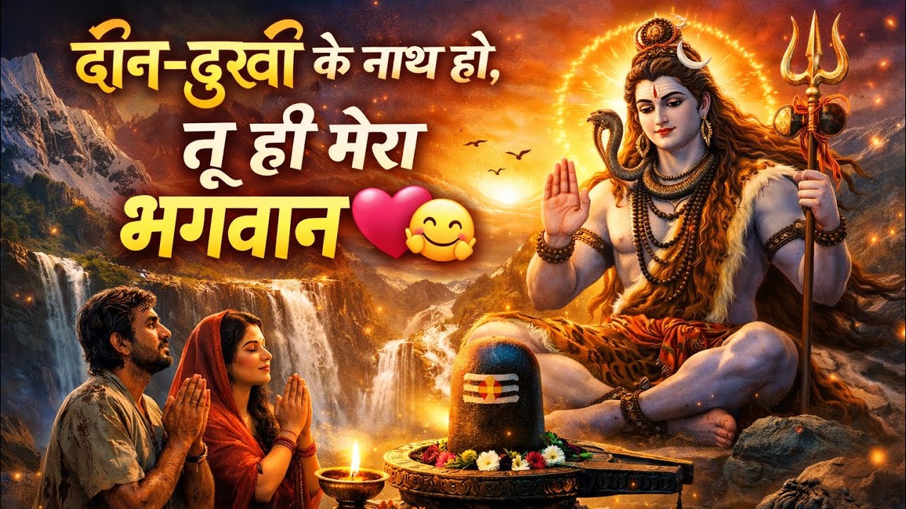 🤗दीन दुखी के नाथ हो, तू ही मेरा भगवान💖। शिव भजन 🎶। Mahadev Song। #mahadev #bholenath #song #viral 