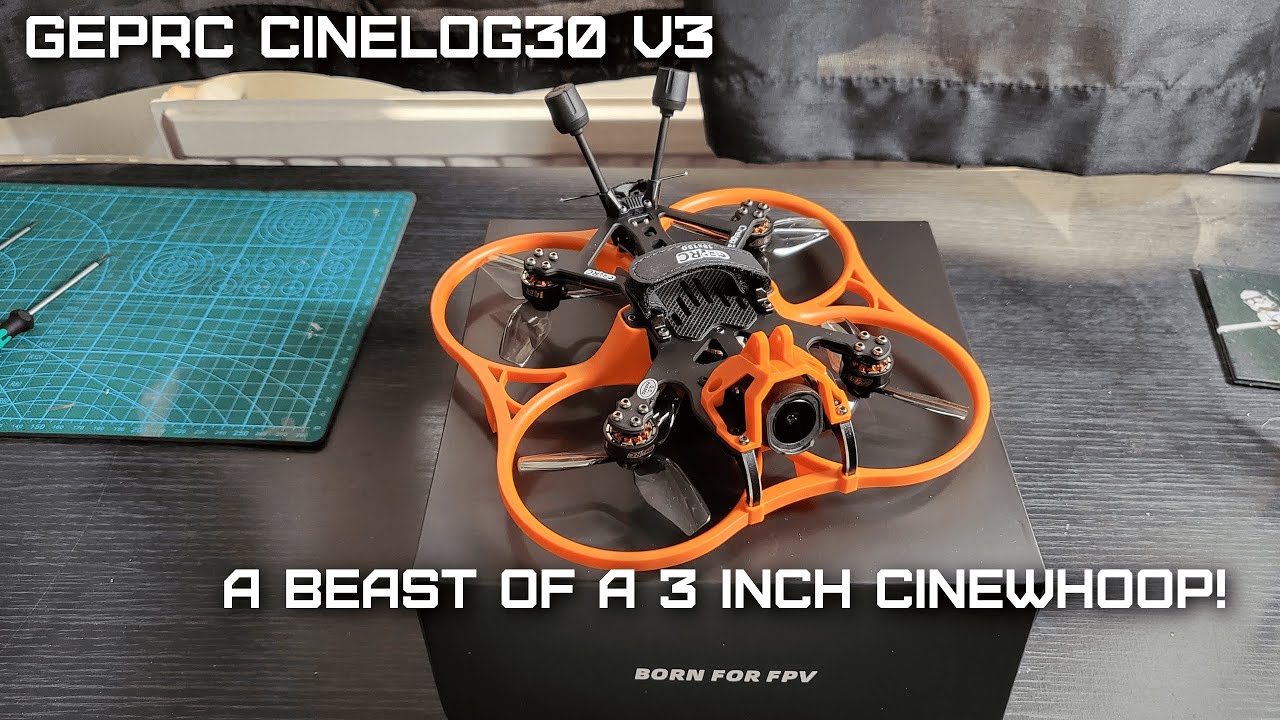 GepRC Cinelog30 V3 | A beast of a 3 inch Cinewhoop!