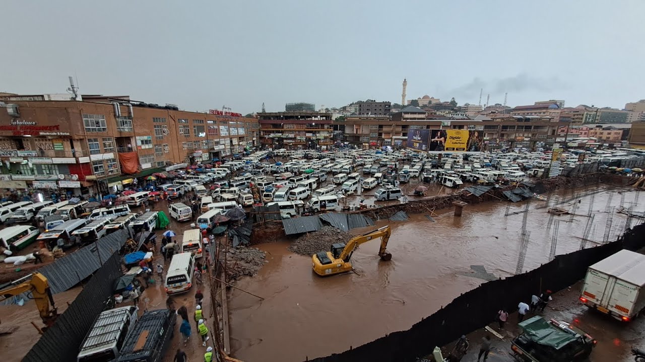 Chaos As Rain Hinders Work On Nakivubo Channel 