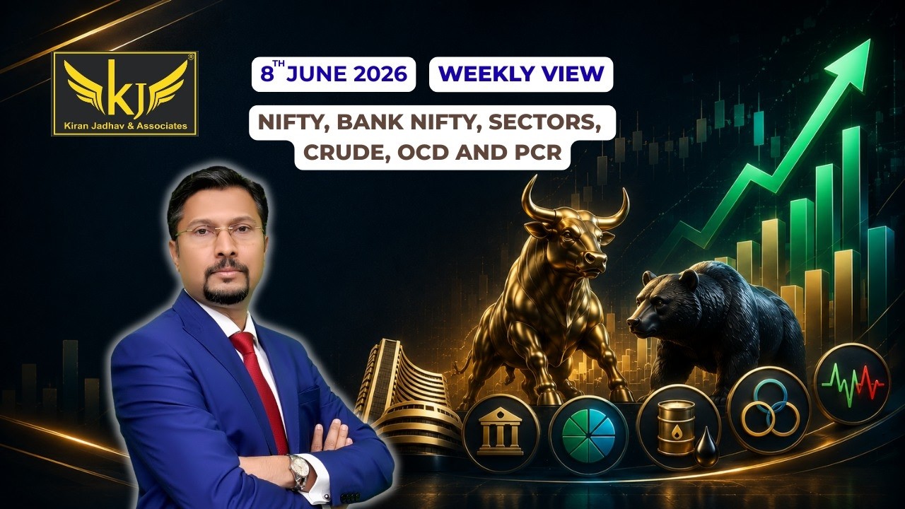 Weekly Market Outlook on - Nifty, BankNifty, Sectors, OCD, PCR for the week starting 08th June 26.