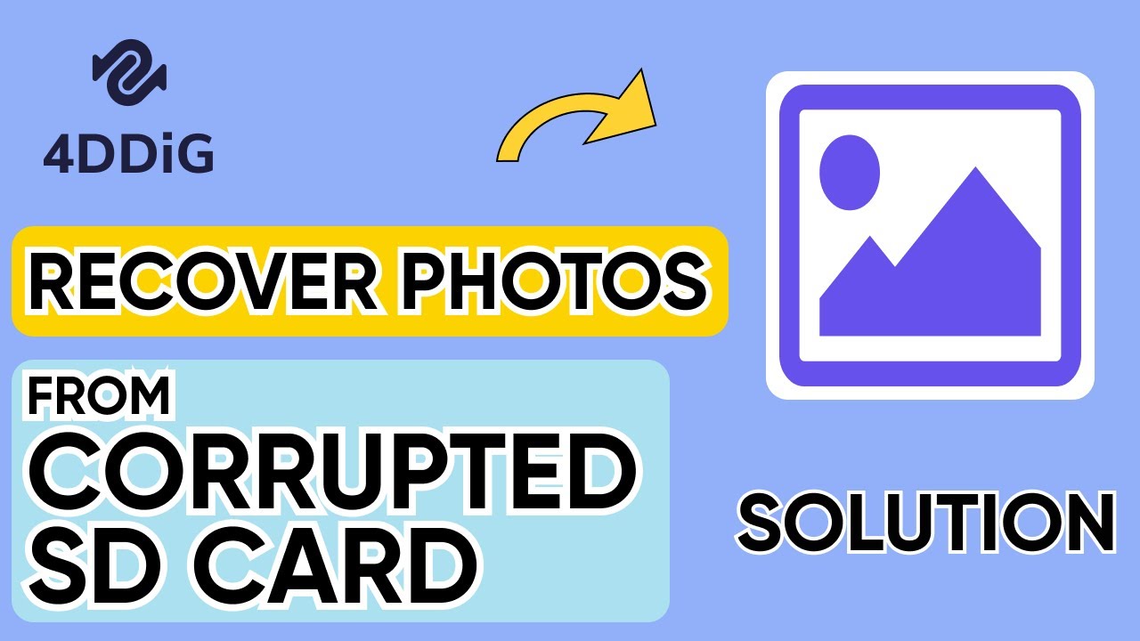 [3 WAYS+1 BONUS]  How To RECOVER Photos From Corrupted SD Card