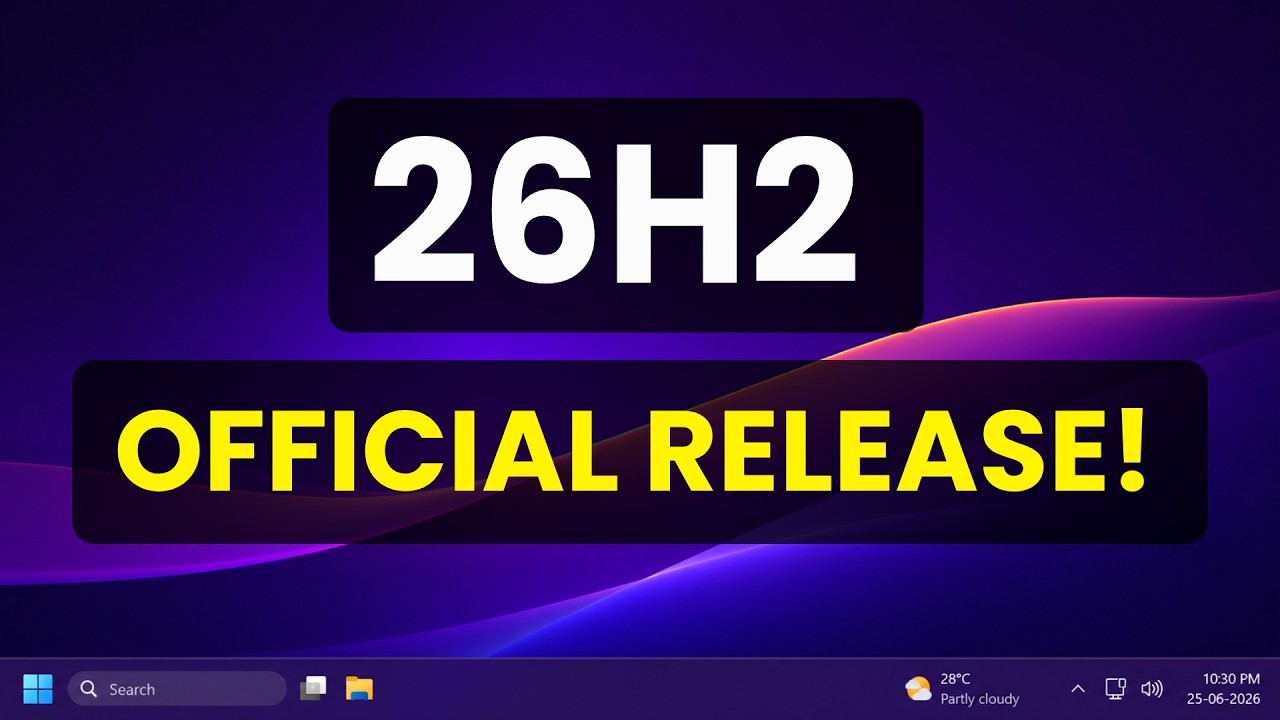 Windows 11 26H2 Official Release &ndash; New Features, Insider Build & Release Date Explained