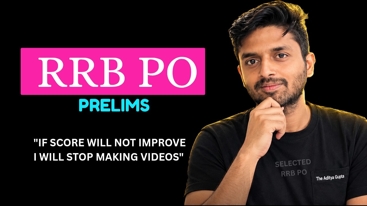 Score ना बढ़े तो बताना! Challenge!😎 ft RRB PO PRELIMS 