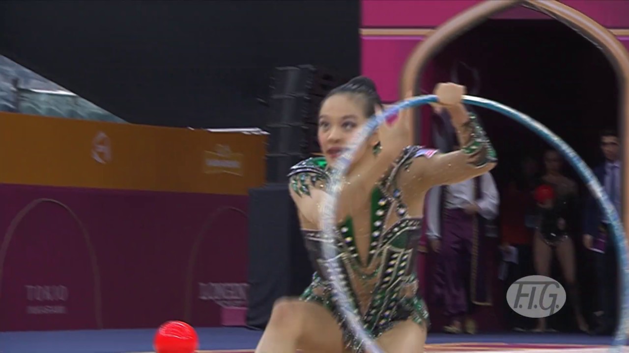 2019 Rhythmic Worlds, Baku (AZE) &ndash; Laura ZENG (USA), qualifications Hoop