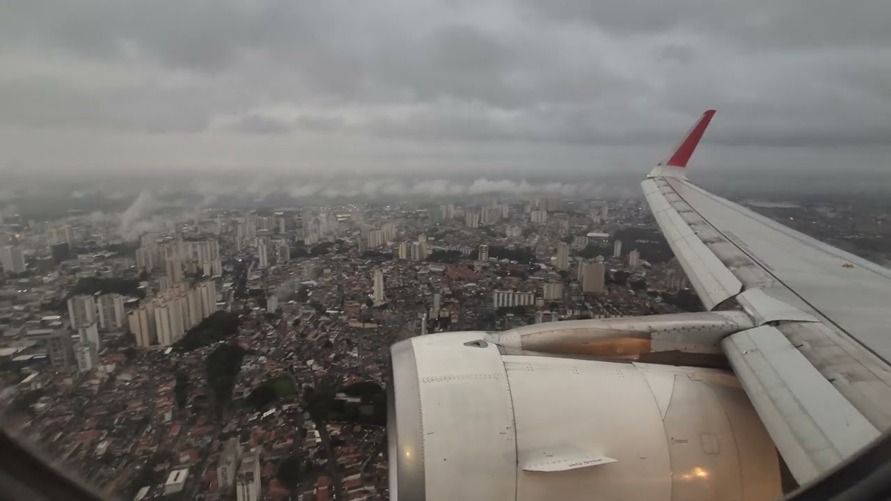 SBGR landing - LA3227 - Overcasted 