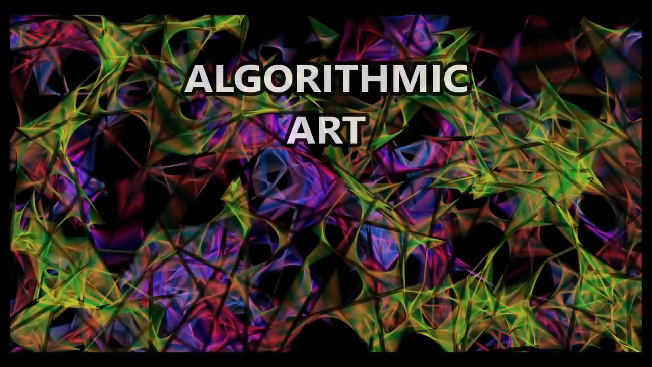 Algorithmic Art Being Made - Mr Ed Draws