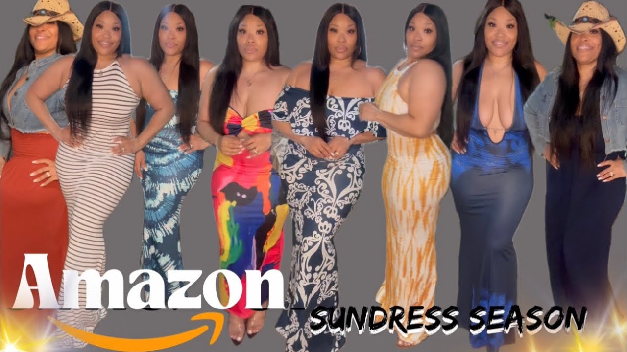 AMAZON-Spring-Summer-Mini Haul-Sundresses-Maxi Dresses-2025