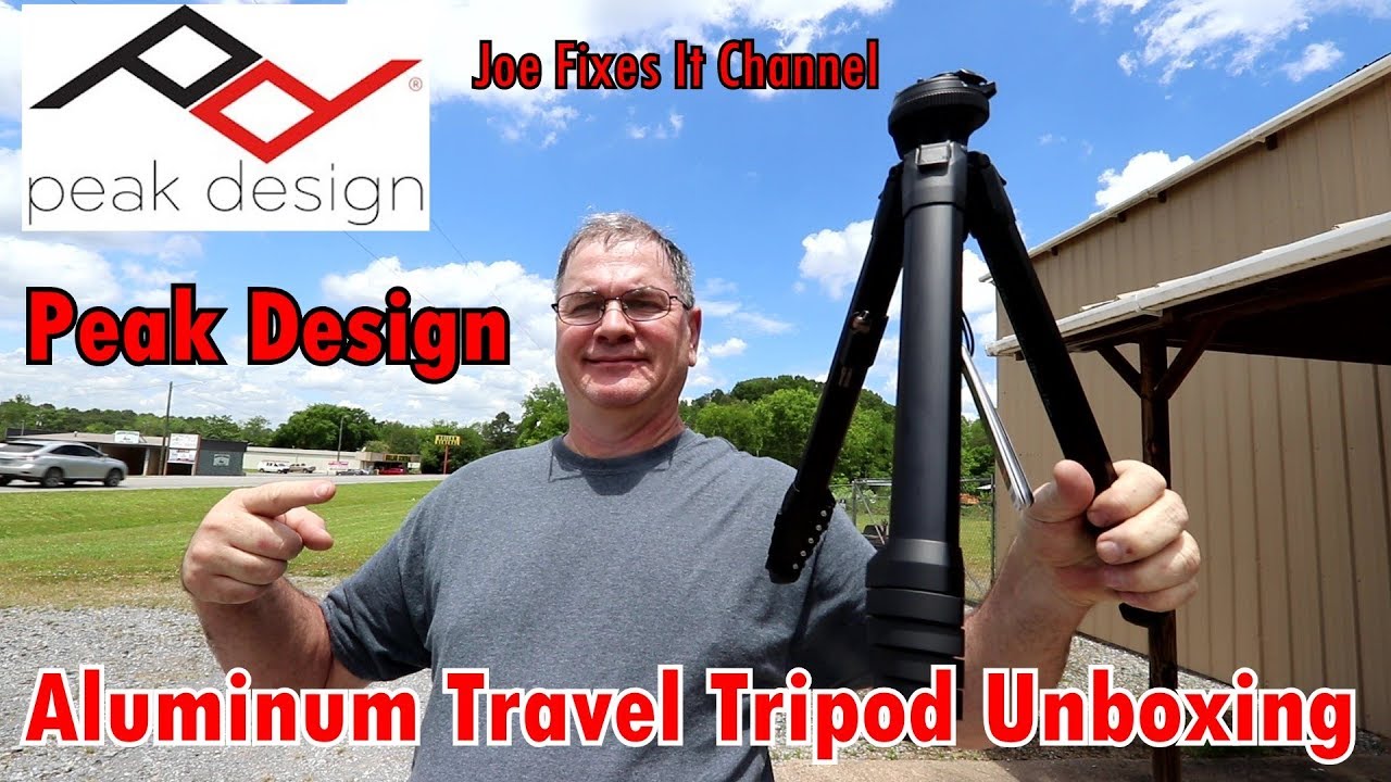 Peak Design New Aluminum Travel Tripod Unboxing Review | Joe Fixes It Peak Design travel tripod