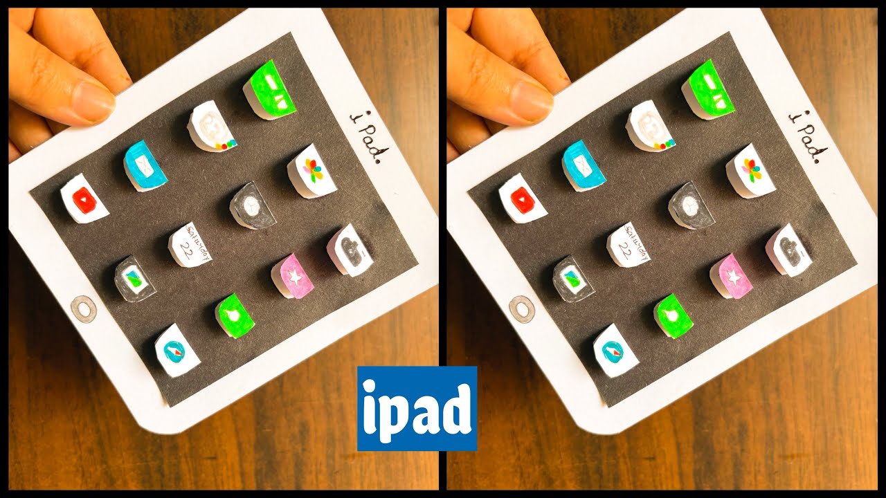 Tiny iPad from Paper ✂️ Simple & Cute Craft
