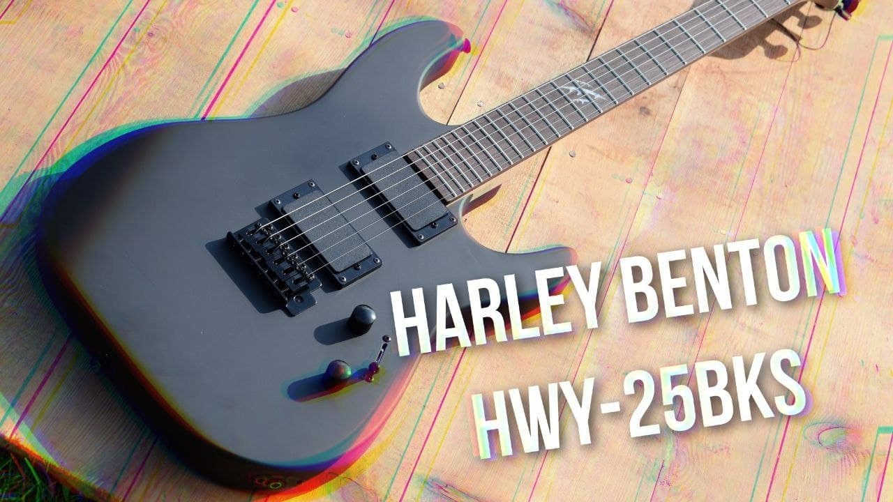 Harley Benton HWY 25BKS progressive series
