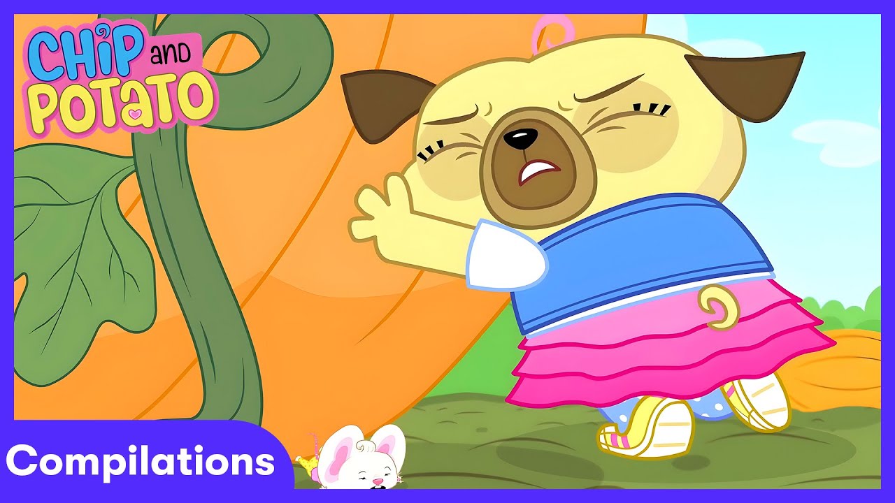 Chip and Potato - Police Pug & Giant Pumpkin | Kids Cartoons | WildBrain Comfort Corner