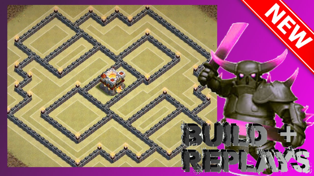 BEST New Th11 War Base! [Build + Replays] | The Spectre | Anti-Mass Golem, Gowiwi & Queen Walk