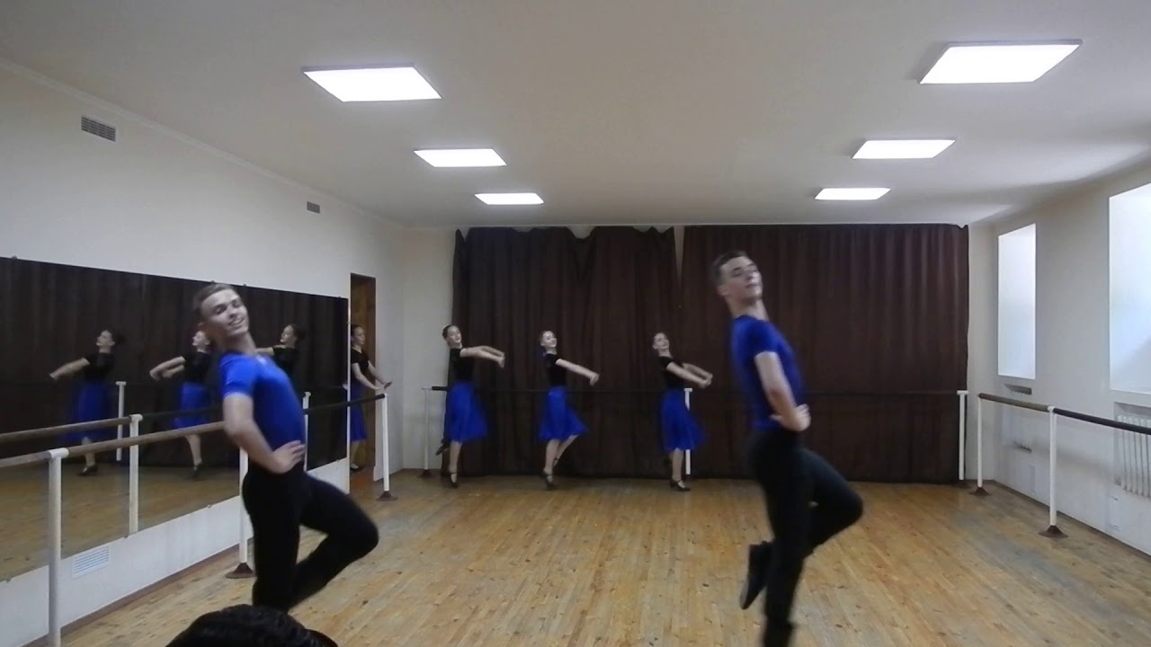 Украинский танец, II-ой курс, I-й семестр, станок