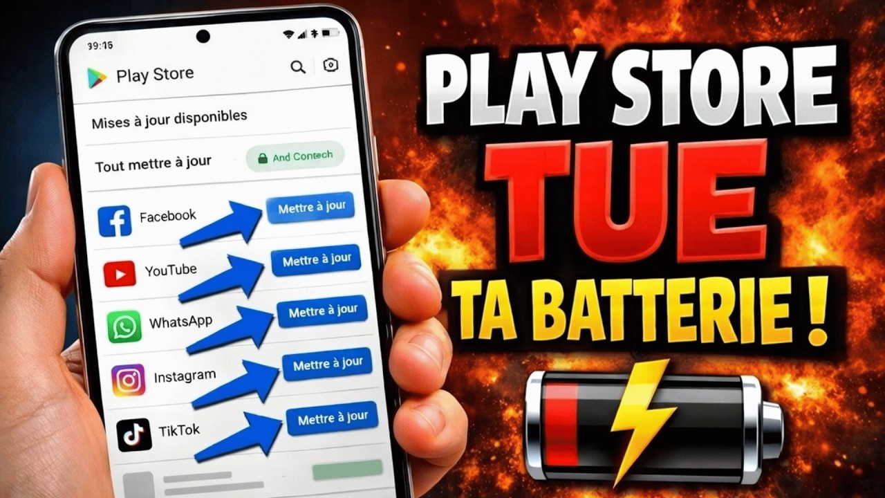 Secrets du Play Store : économise batterie et données sur Android