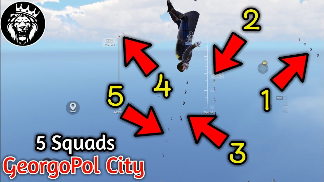 5 Squads in GeorgoPol City / Star ANONYMOUS / PUBG MOBILE