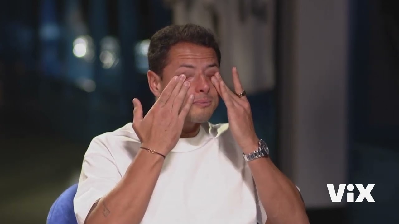 Con lágrimas en los ojos, 'Chicharito' cuenta a Jorge Ramos lo duro que es estar sin sus hijos