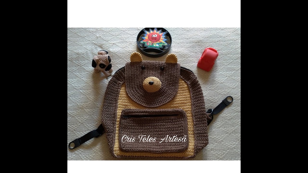 MOCHILA INFANTIL  EM CROCHÊ PARTE 1