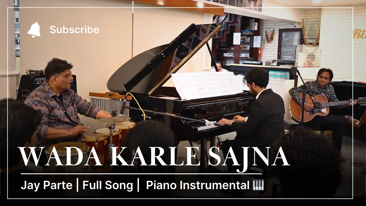Wada Karle Sajna | Unplugged | Jay Parte 🎹 🎵 #piano #pianomusic #pianocover