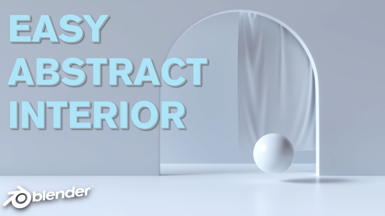 BLENDER TASTY TUTORIAL: QUICK AND EASY ABSTRACT INTERIOR