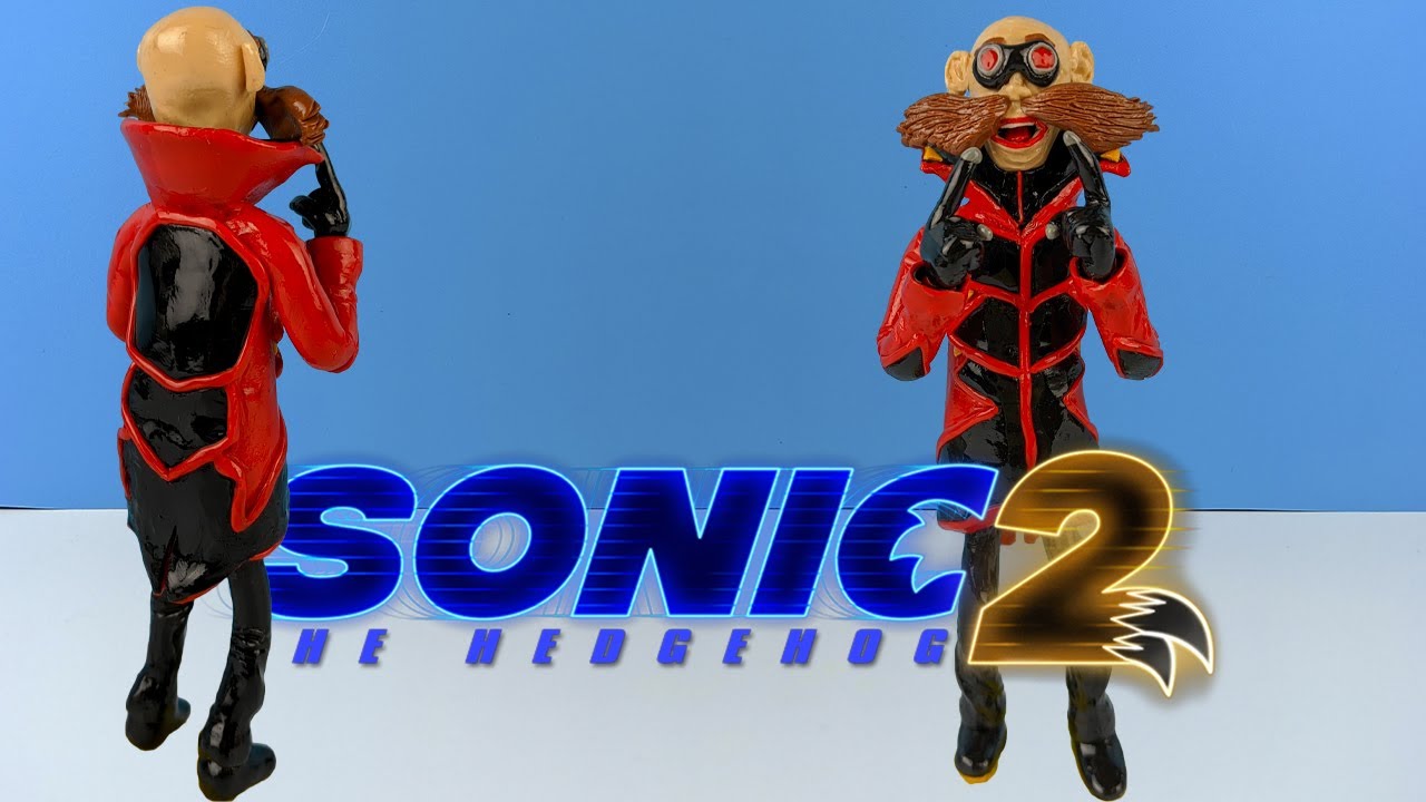 Лепим из пластилина Доктора Роботника Dr Robotnik из Соник 2 в кино 2022