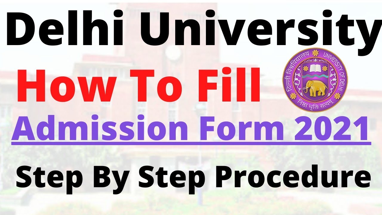 Du Admission form 2021 | How to fill Du Admission form 2021 | Ameeninfo