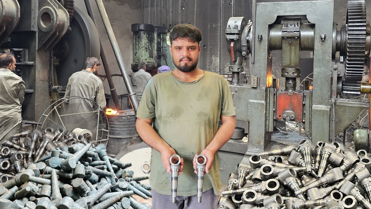 Incredible Manufacturing Process Of Tractor  Front Axle In A Local Factory 