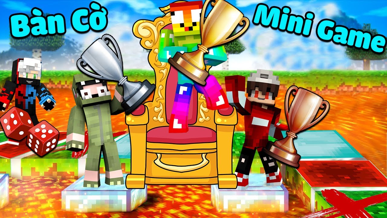 MINI GAME : B&Agrave;N CỜ MINI GAME MINECRAFT ** VUA LỢN T GAMING CHIẾN THẮNG BẤT NGỜ V&Agrave; CUỘC ĐẤU CĂNG N&Atilde;O