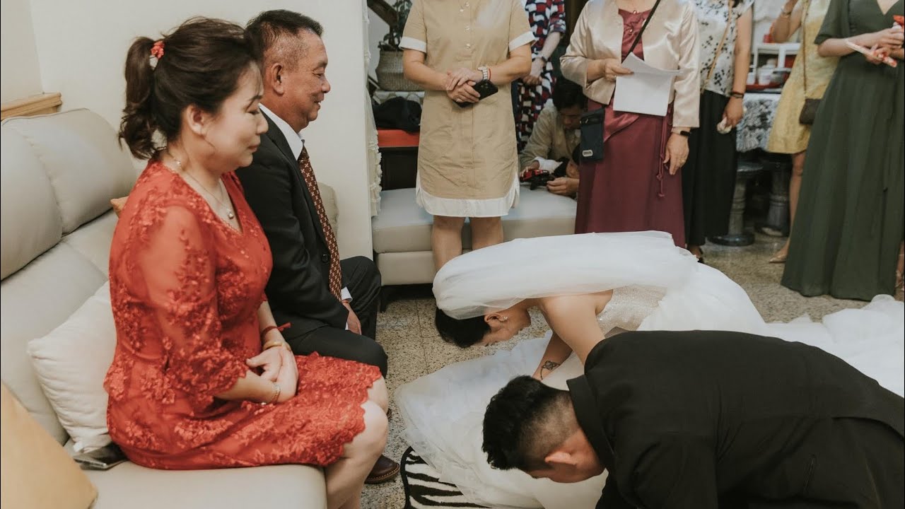 源宇美好婚禮全紀錄ep.2｜拜別父母出閣｜入家門進房｜感謝伴郎伴娘相助｜致源家大合照