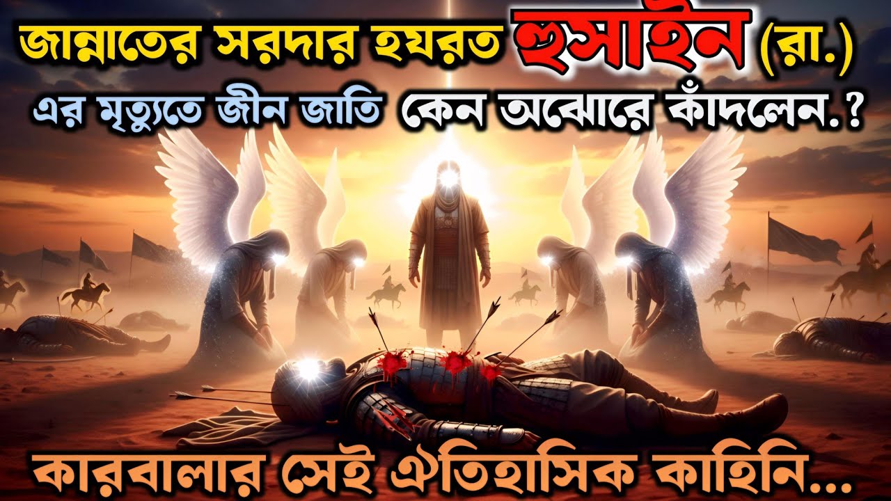 হুসাইন (রা.) এর মৃত্যু ও জীন জাতির কান্না || কারবালার সেই সম্পূর্ণ ইতিহাস || কারবালার কাহিনি 