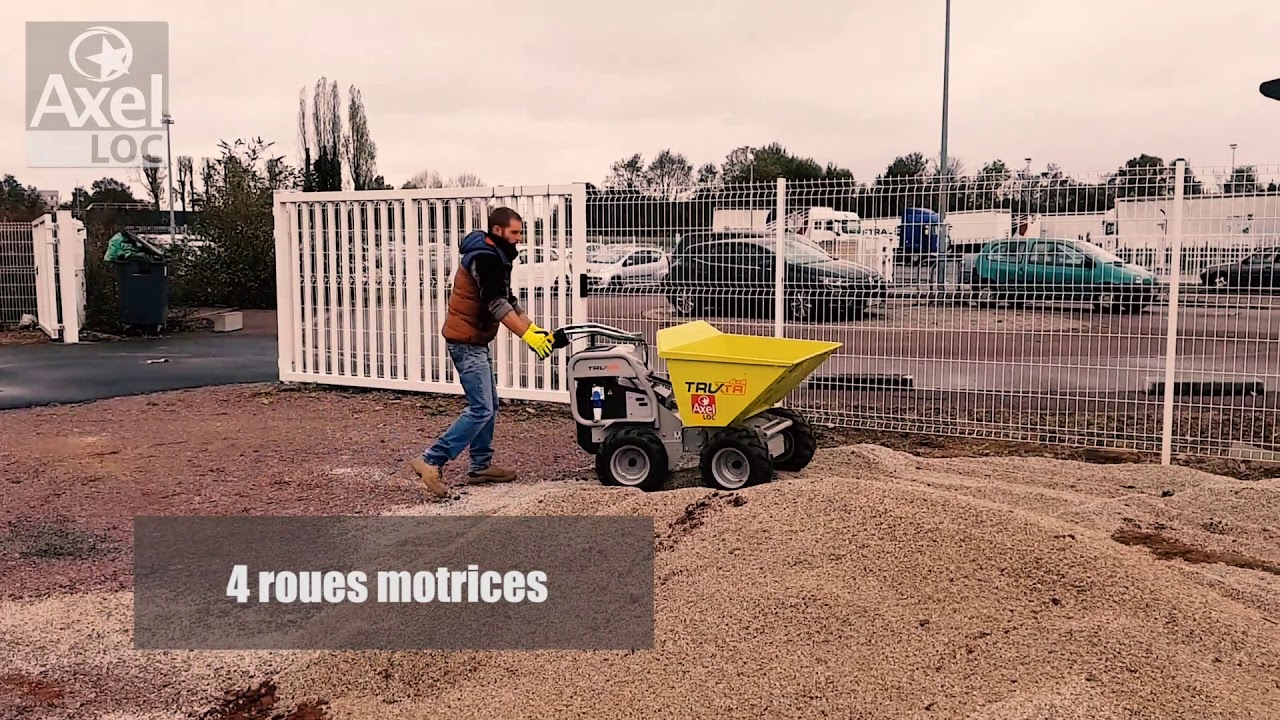 Location mini dumper motoris&eacute;
