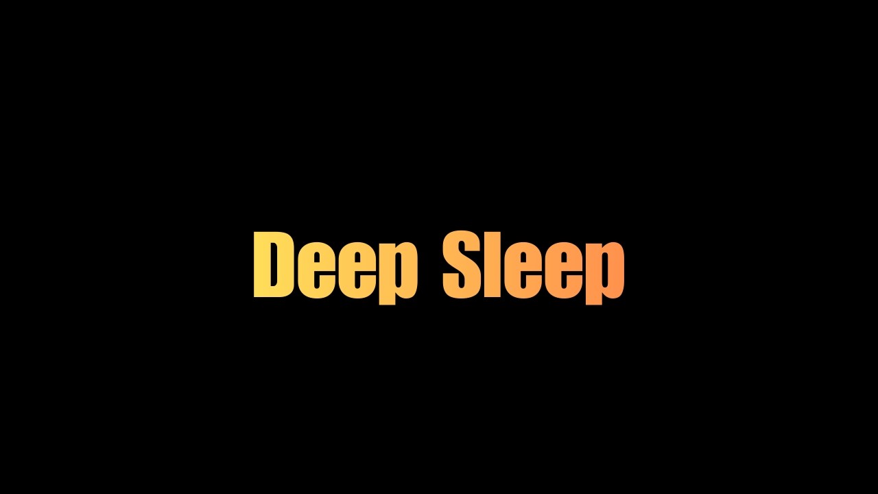 DEEP SLEEP - 100% Black Screen #deepsleep